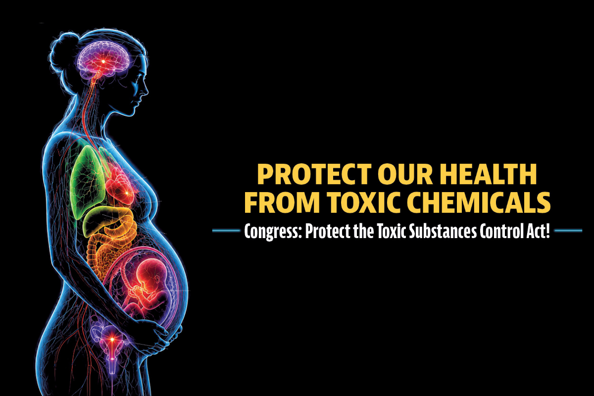 Protect our health from toxic chemicals. Congress: protect the Toxic Substances Control Act!